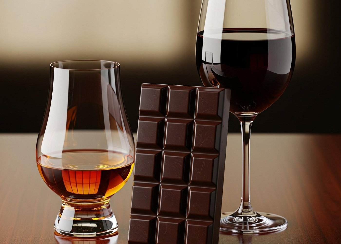 Whiskey or Wine Pairing with Chocolate